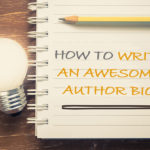 how to write an author bio